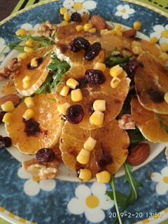 Una foto de Ensalada de naranja