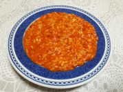Una foto de risotto vegano