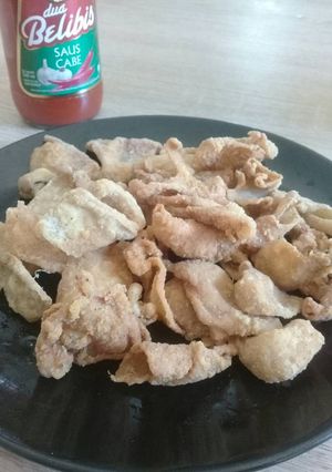 Foto resep Kulit ayam krispi