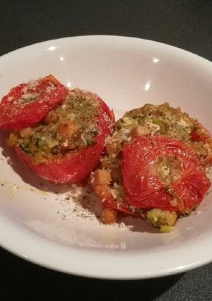 A picture of Stuffed Tomatoes (Vegan/Vegetarian/Clean Eating).
