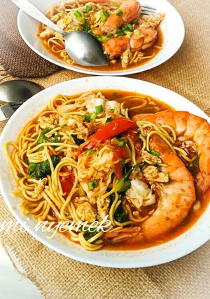 Foto resep Mi Nyemek Udang