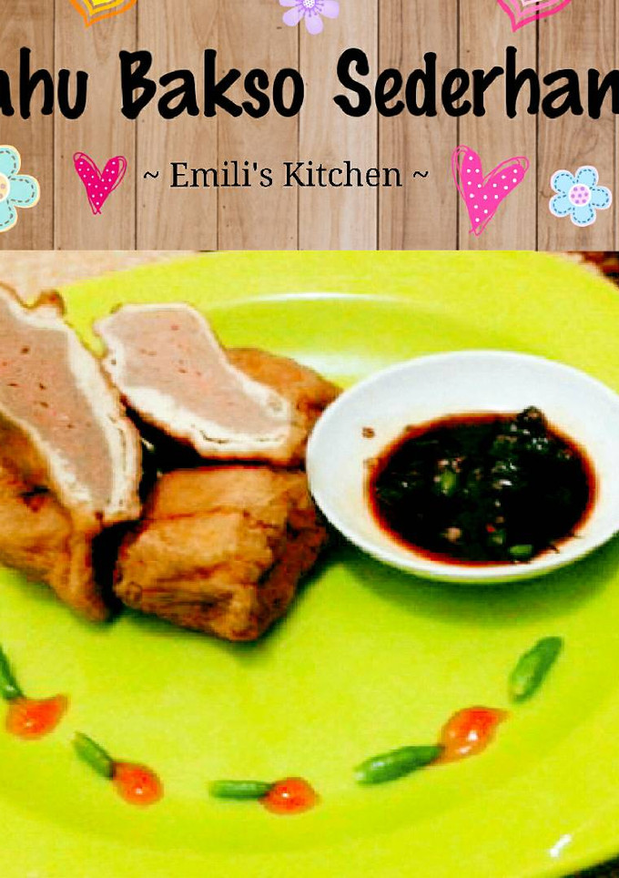 Foto resep Tahu Bakso Sederhana
