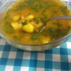 A picture of Aloo gravy wale.