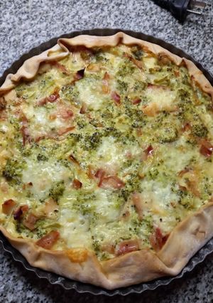 Una foto de Tarta de brócoli