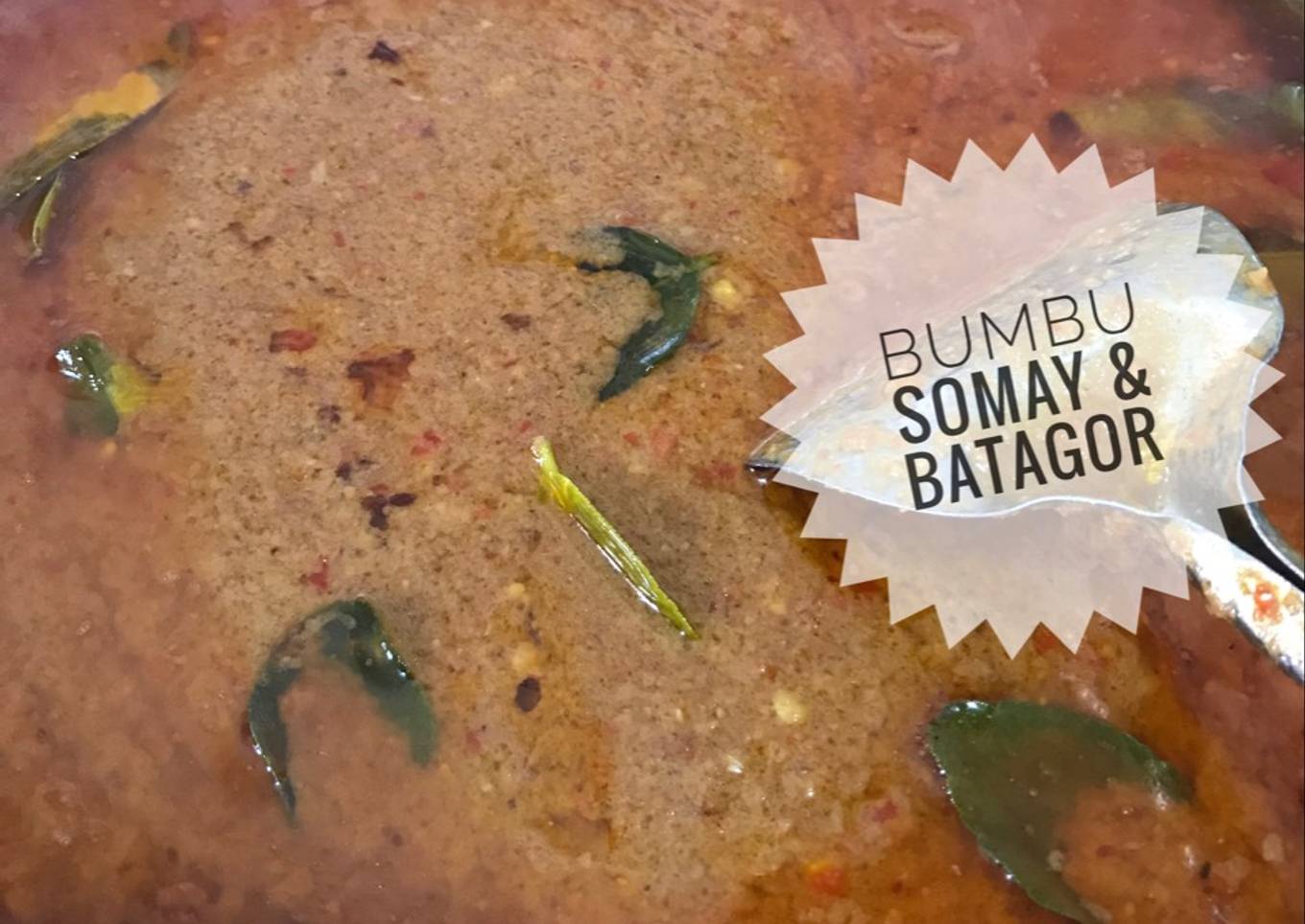 Bumbu somay, batagor dan cilok