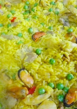 Foto principal de Arroz amarillo improvisado paso a paso