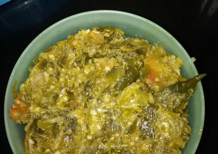 Langkah Mudah untuk Menyiapkan Sambal ijo pelengkap ayam gulai yang Enak Banget