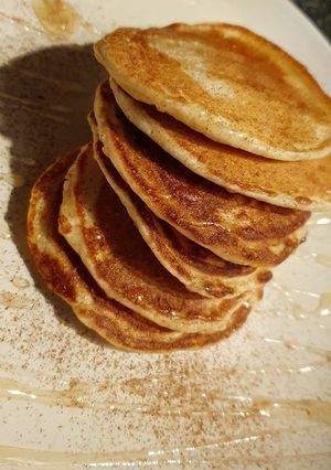 Φωτογραφία της συνταγής Τα απόλυτα pancakes γιαουρτιού και βρώμης 🥞 Υγιεινά και γρήγορα