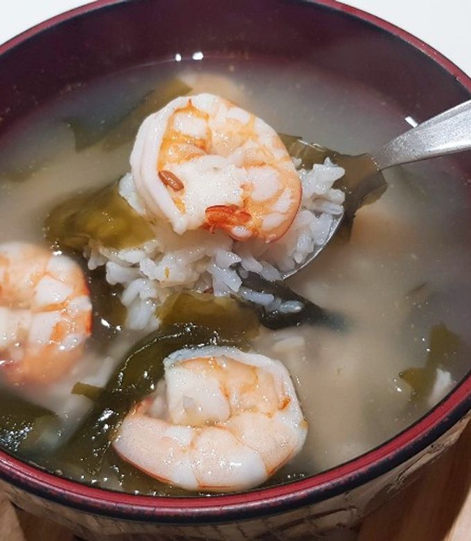 รูปของ ข้าวต้มกุ้ง รสชาติญี่ปุ่นเบาๆ