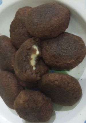 Foto resep Singkong Coklat Filling Keju