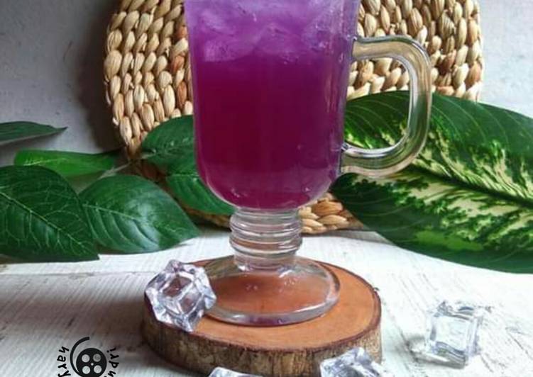 Bumbu Es Bunga Telang | Cara Membuat Es Bunga Telang Yang Enak Dan Lezat