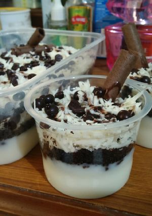 Foto resep Oreo chesecake simple