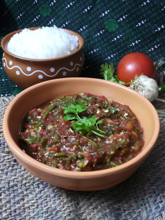 टमाटर का चोखा (चटनी) (Tamatar ka chokha recipe in Hindi) रेसिपी मुख्य फोटो