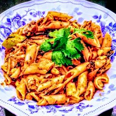 A picture of Red pasta.