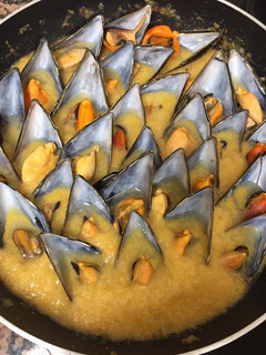 Una foto de Mejillones a la sidra