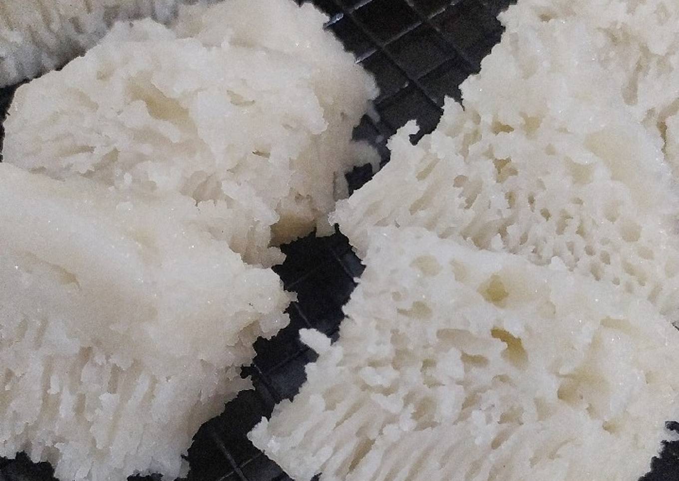 Kue Apem Beras (Steam White Sugar Cake/Bak Tong Gou)