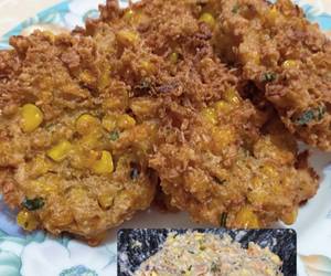 Mudahnya Membuat Bakwan jagung oatmeal Gurih Mantul