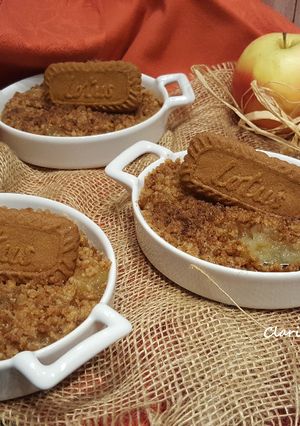 Une photo de Crumble pomme Spéculoos