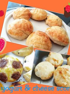 Foto resep YOGURT & Cheese Scones