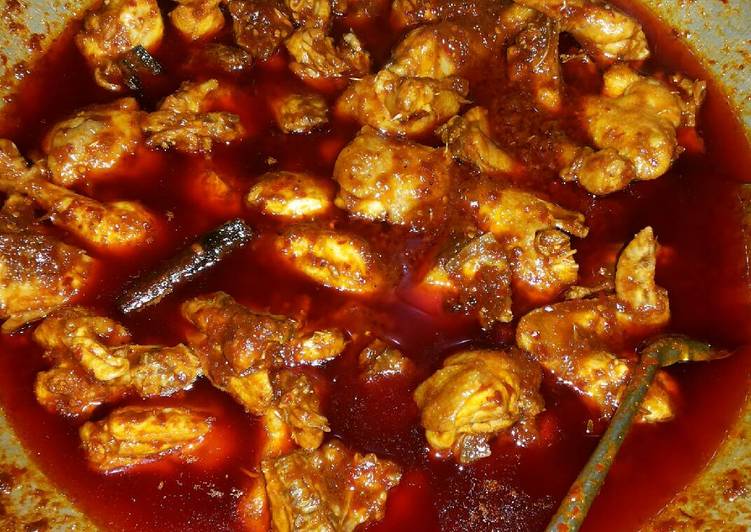 Resep Ayam masak habang pedas yang mudah