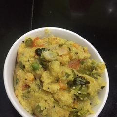 Veg wheat rava khichadi A picture of Veg wheat rava khichadi.