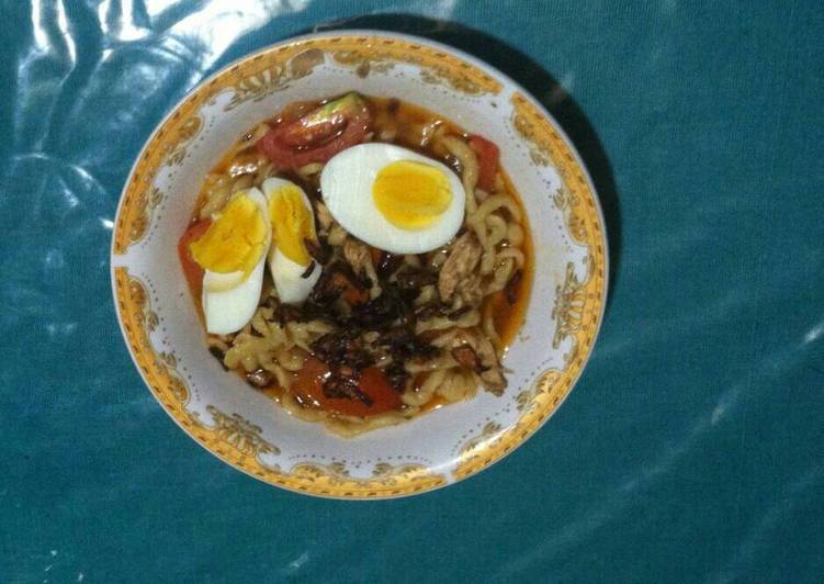 Resep MIE TELOR HOMEMADE (tanpa penggiling mie), Menggugah Selera