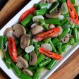 Tumis Bunga Bawang Jamur