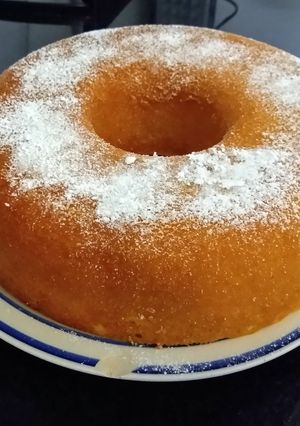 Una foto de Bizcochuelo húmedo de naranja