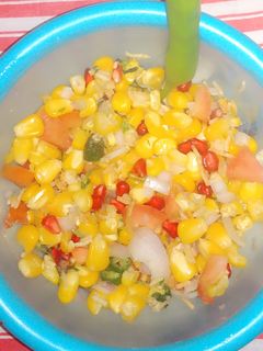 कॉर्न चाट (Corn chaat recipe in Hindi) रेसिपी मुख्य फोटो