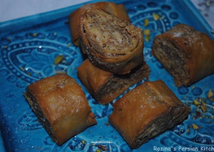 How to Make Quick Tahini baklava