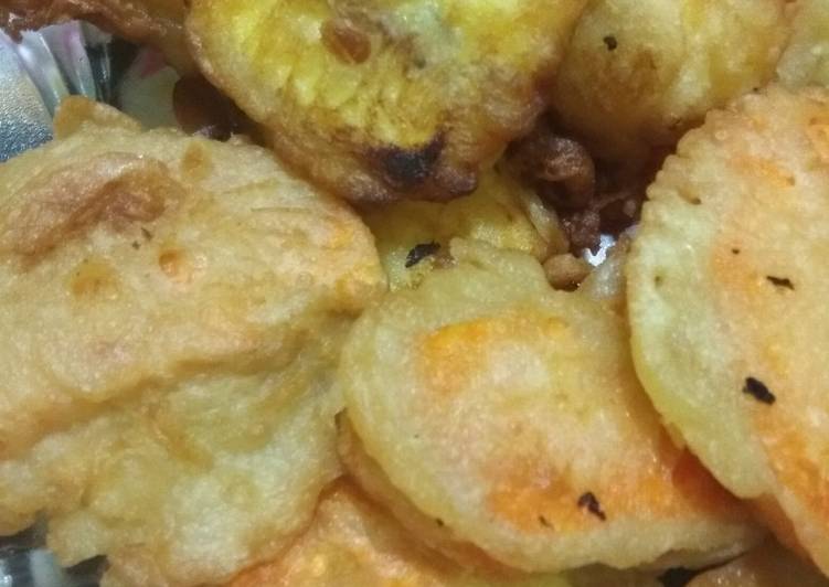 Pisang,ubi goreng renyah