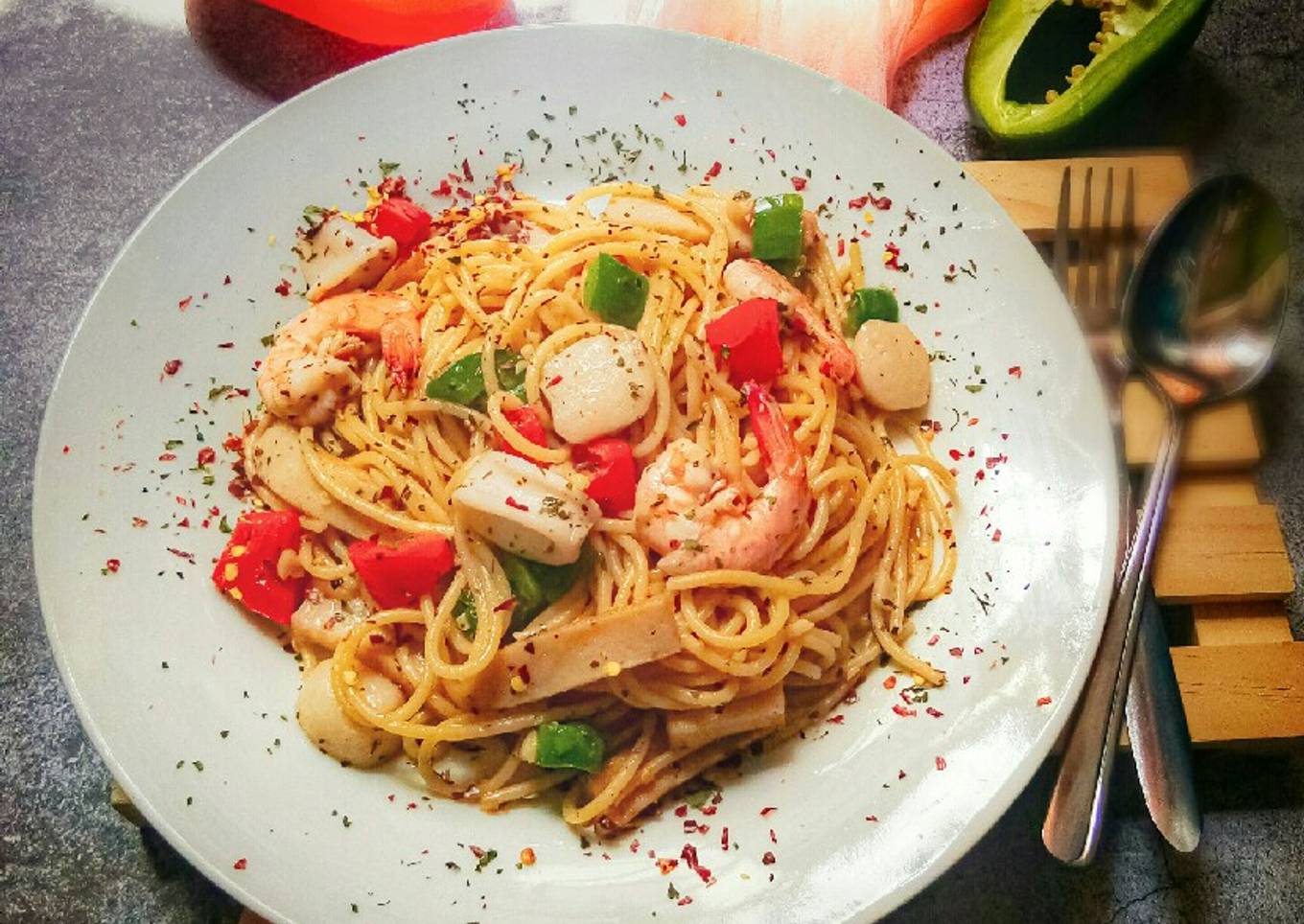 Pasta Aglio Alio #phopbyLiniMohd #Batch20