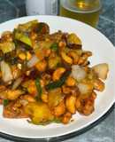 ไก่ผัดเม็ดมะม่วง สูตรพริกเผา