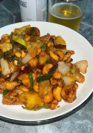 รูปของ ไก่ผัดเม็ดมะม่วง สูตรพริกเผา