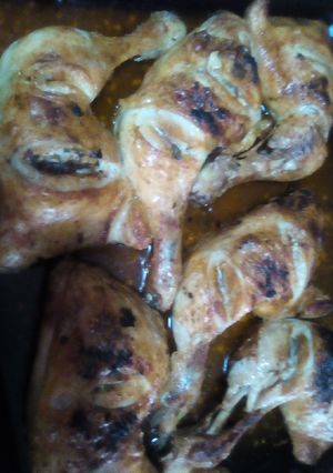 Foto de Pernas de frango no forno