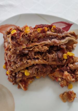 Enchilada rétegezve recept fotója