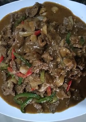Foto resep Beef Teriyaki with mushroom ala Bunda Ayu