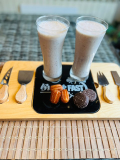 عکسی از دستور اسموتی موز و انگور یاقوتی