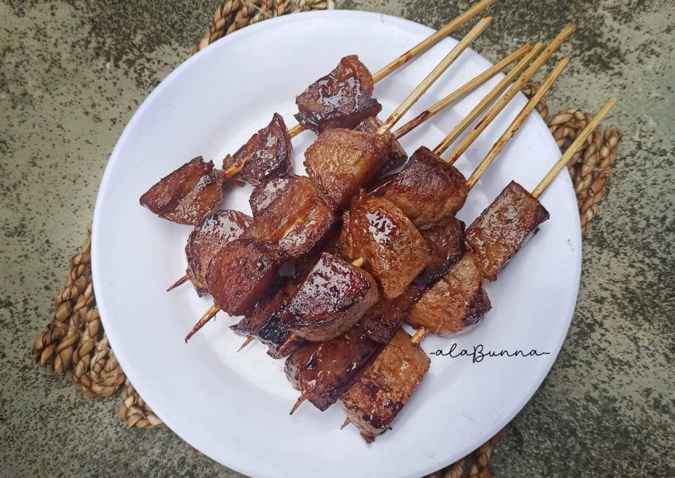 698. Sate Jihu (Kanji Tahu) Panggang Teflon