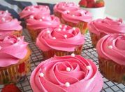 Gambar cupcake vanila