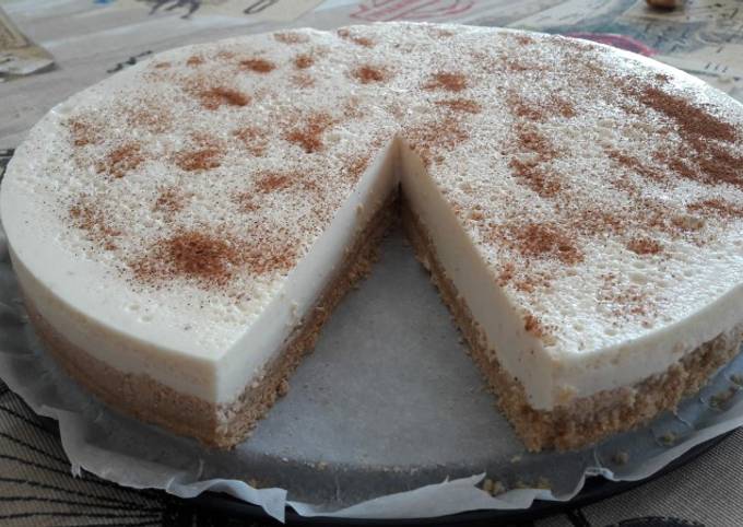 Tarta de leche canela y limón Receta de Salula- Cookpad