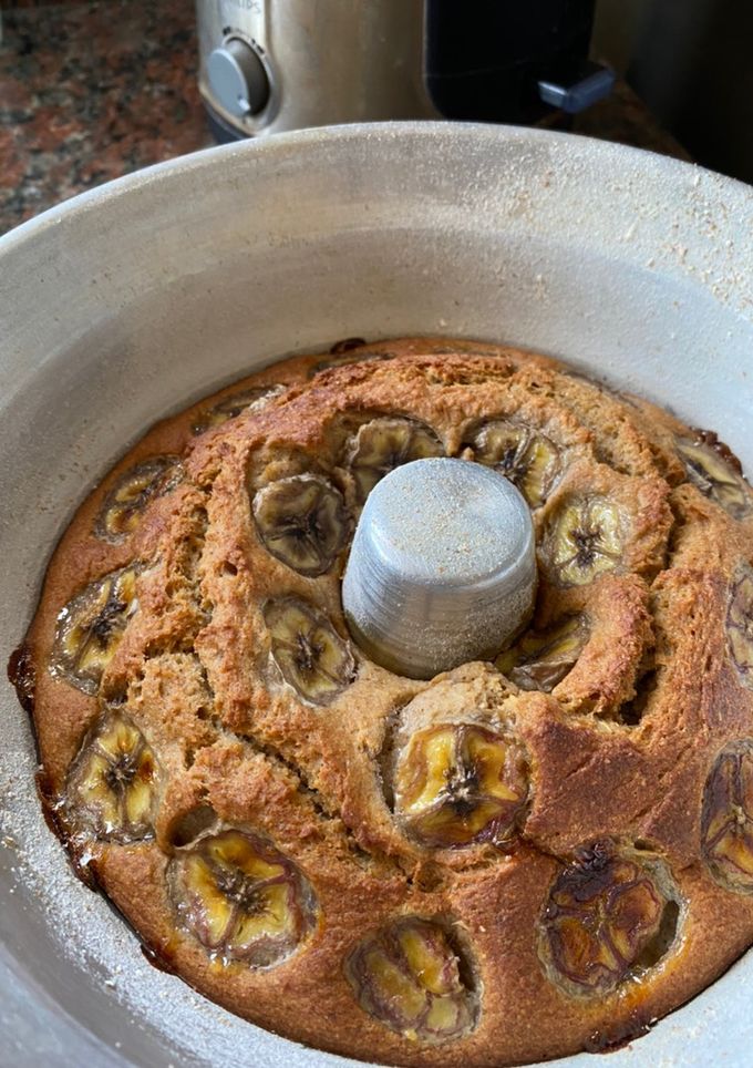 Una foto de Budín de banana súper rápido🍌⚡️