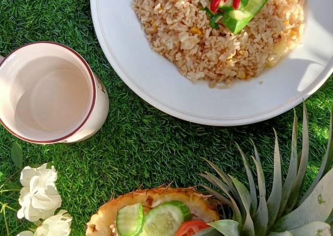 Recipe: Delicious Nasi goreng nanas