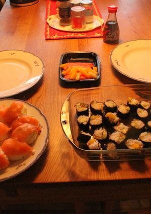 Una foto de Sushis de miércoles, por el olvido solamente