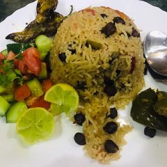 A picture of Kaale chane ka plao.