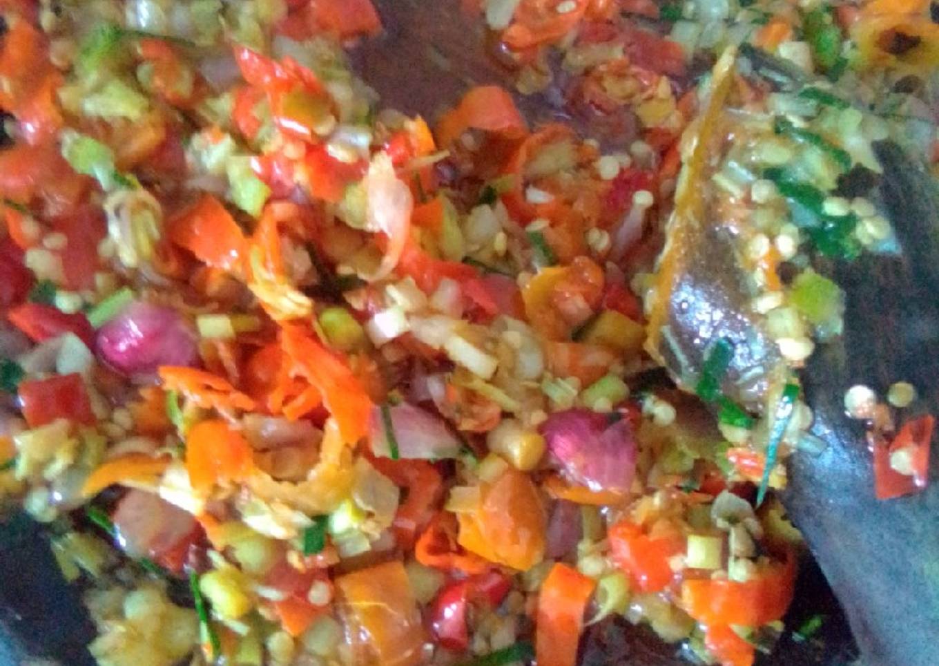 Sambal Matah Geprek Bensu