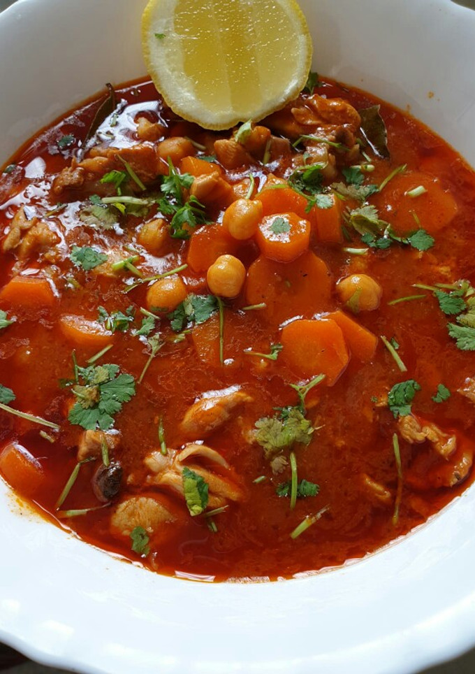 Una foto de Sopa de garbanzos