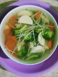 Foto resep Sup tofu jamur enoki mix vegetable