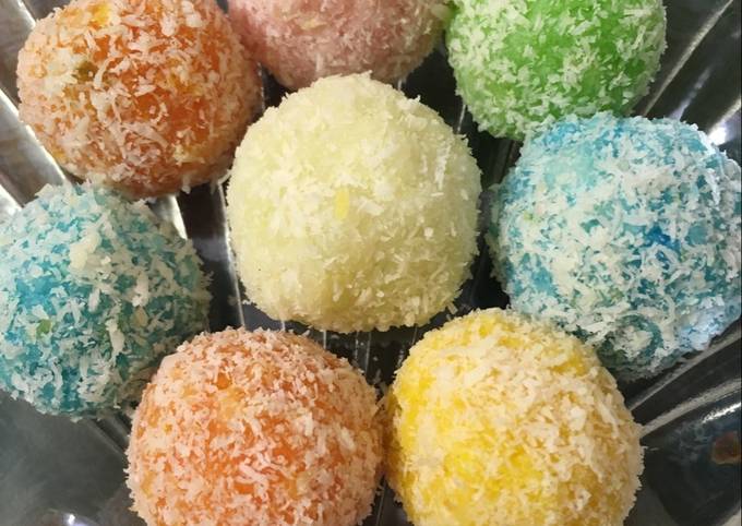 Instant Coconut Laddoo without condensed milk