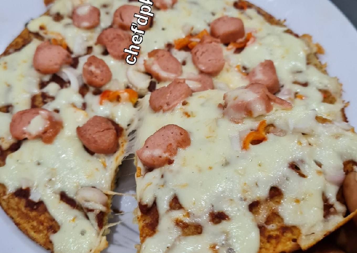 Banana Oatmeal Pizza